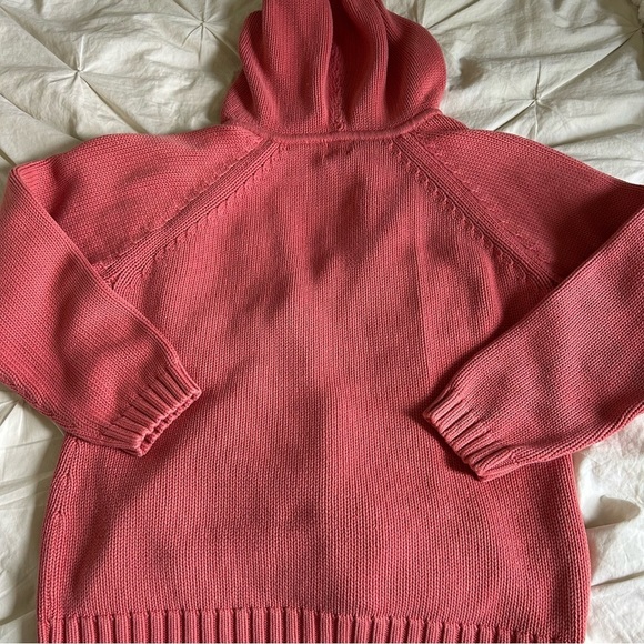 Chico's Womens Size 3 Coral Knit Zip-Up Sweater - Picture 7 of 7